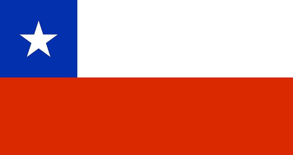The national flag of Chile vector