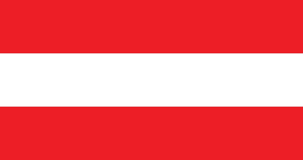 The national flag of Austria vector