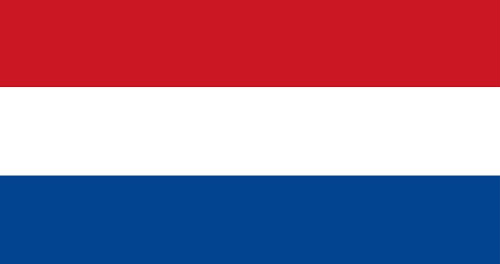 The national flag of The Netherlands vector