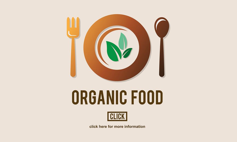 Illustration of organic food vector