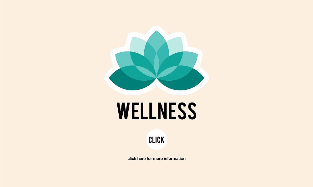 Illustration of healthy living concept vector
