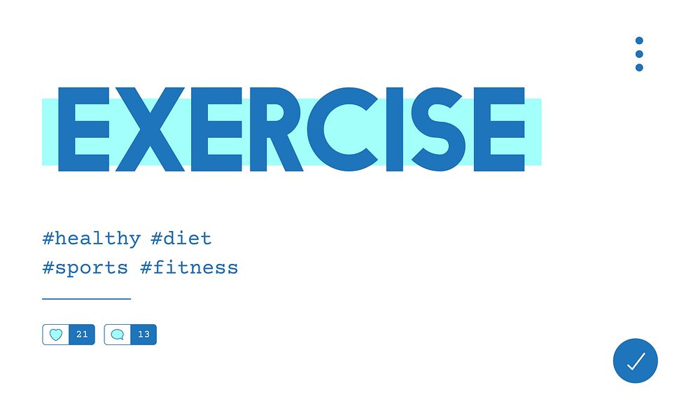 Illustration of exercise concept vector