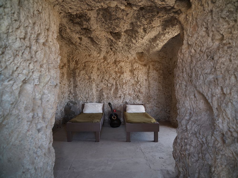 Prisoner&rsquo;s cell at the Yuma Territorial Prison State Historic Park in Yuma, Arizona.