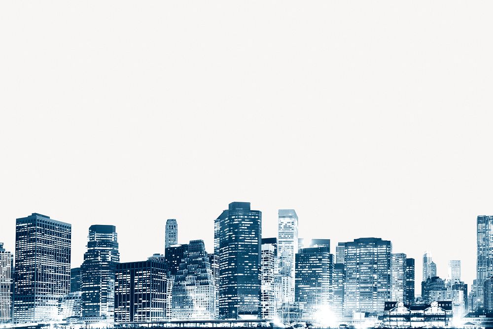 New York city skyline background, architecture aesthetic
