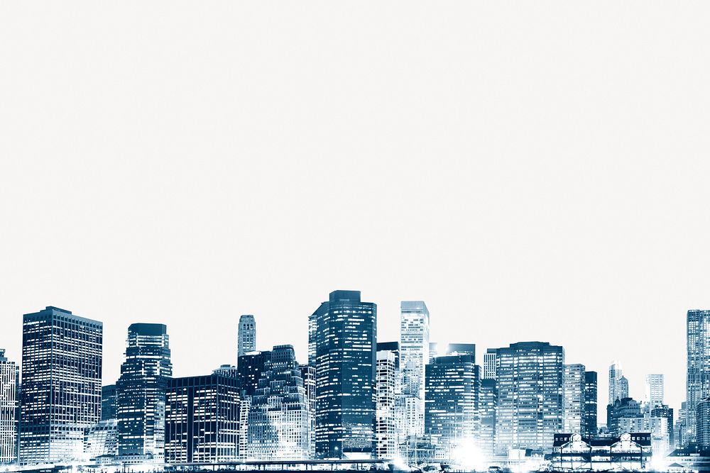 New York cityscape background, architecture aesthetic psd