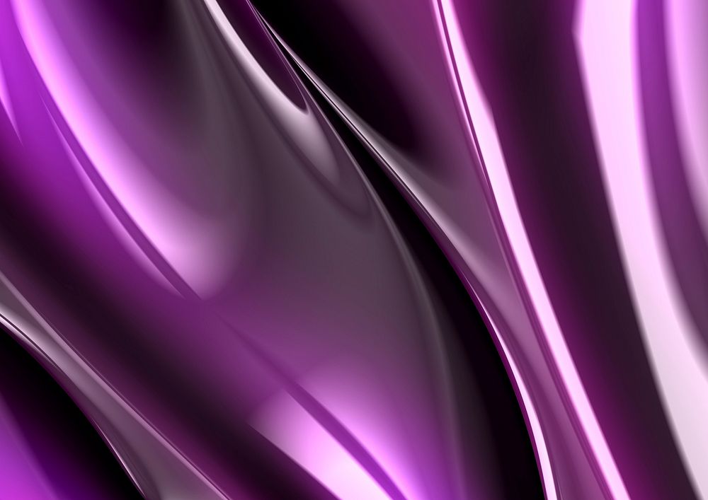Abstract purple shiny texture background, wavy metal design