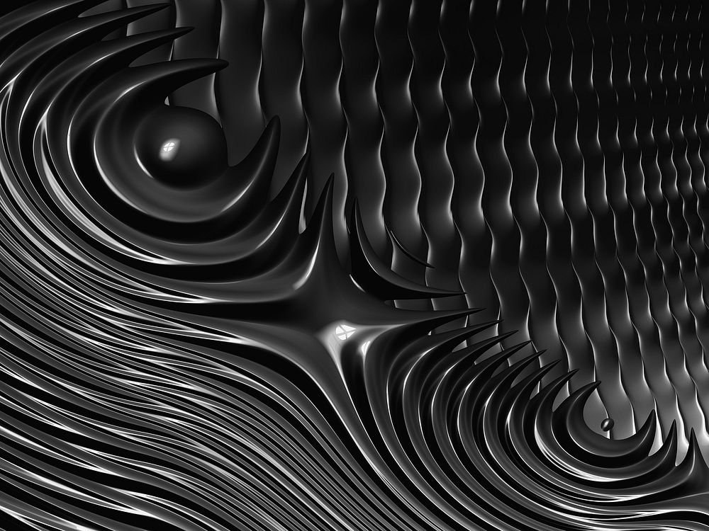 Free black spiral image, public domain design CC0 photo.