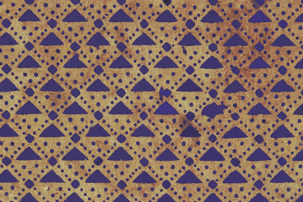 Vintage triangle pattern background. Remixed by rawpixel.
