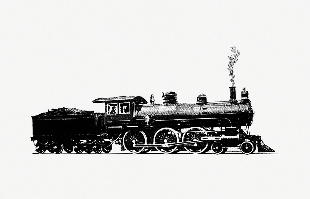 Modern type of locomotive from History Of Concord, New Hampshire, From The Original Grant In Seventeen Hundred And Twenty…