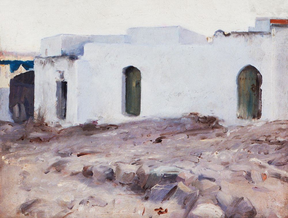 Moorish Buildings on a Cloudy Day (ca. 1879&ndash;1880) by John Singer Sargent. Original from The MET Museum. Digitally…