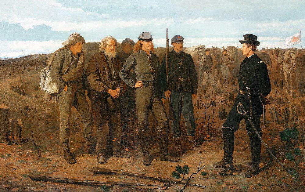 Prisoners from the Front (1866) by Winslow Homer. Original from The MET museum. Digitally enhanced by rawpixel.