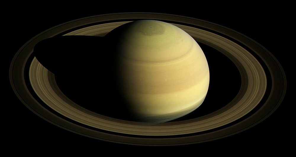 Saturn's northern hemisphere in 2016, as that part of the planet nears its northern hemisphere summer solstice in May 2017.…