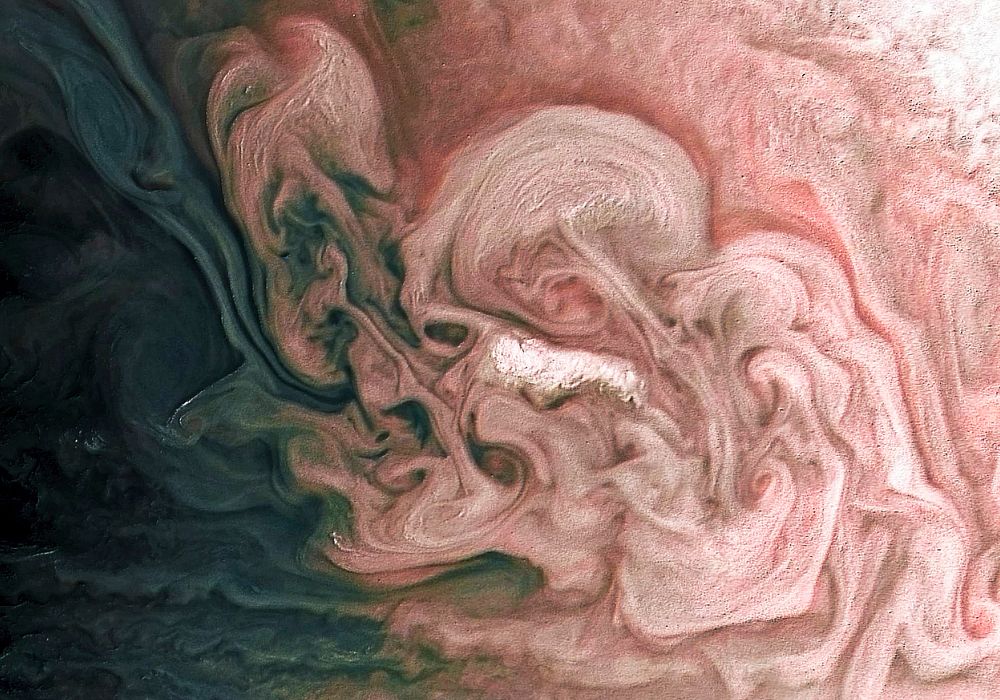 Rose-Colored Jupiter. Original from NASA. Digitally enhanced by rawpixel.