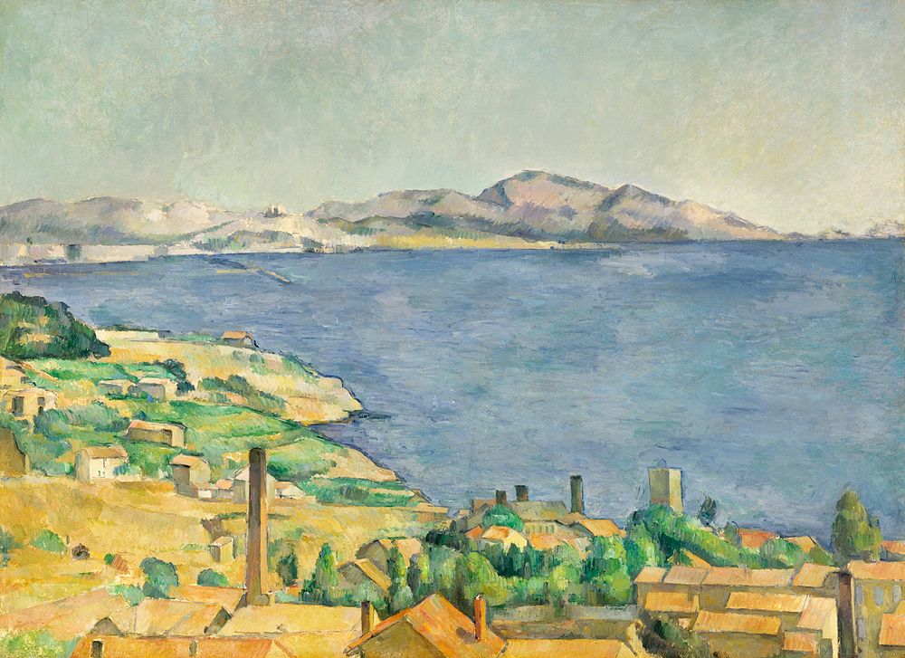 The Gulf of Marseilles Seen from L'Estaque (ca. 1885) by Paul C&eacute;zanne. Original from The MET Museum. Digitally…