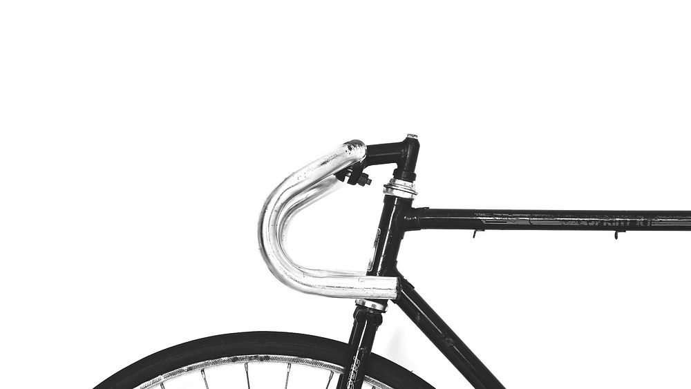 Free black cycle handle, public domain vehicle CC0 photo.