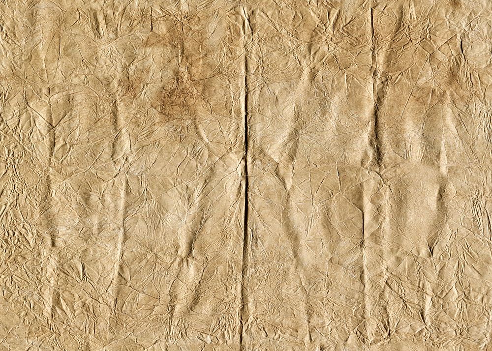 Crumpled paper texture background, old design
