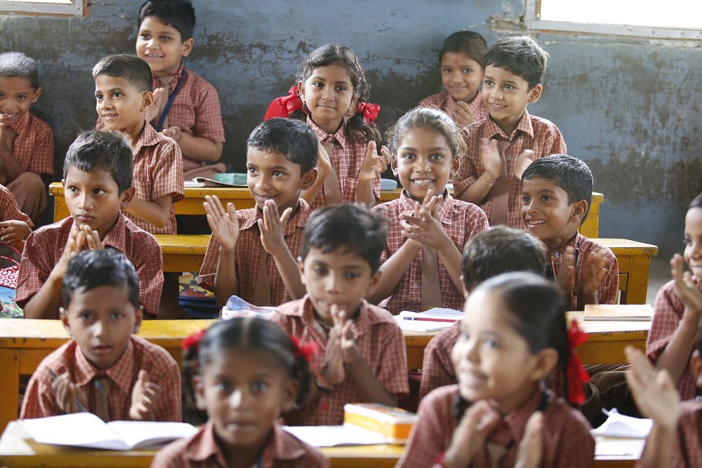 Children at the Akshaya Patra Foundation, India - 03/10 2017