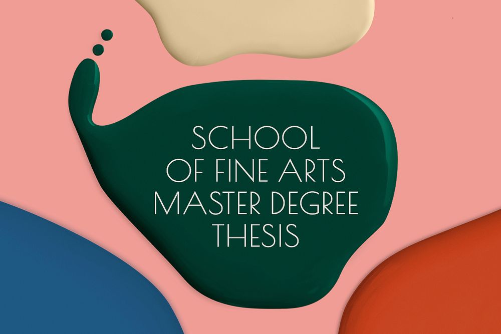 Fine arts school template vector psd paint abstract ad banner