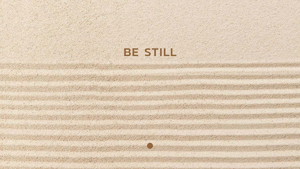 Be still wellness template psd minimal blog banner