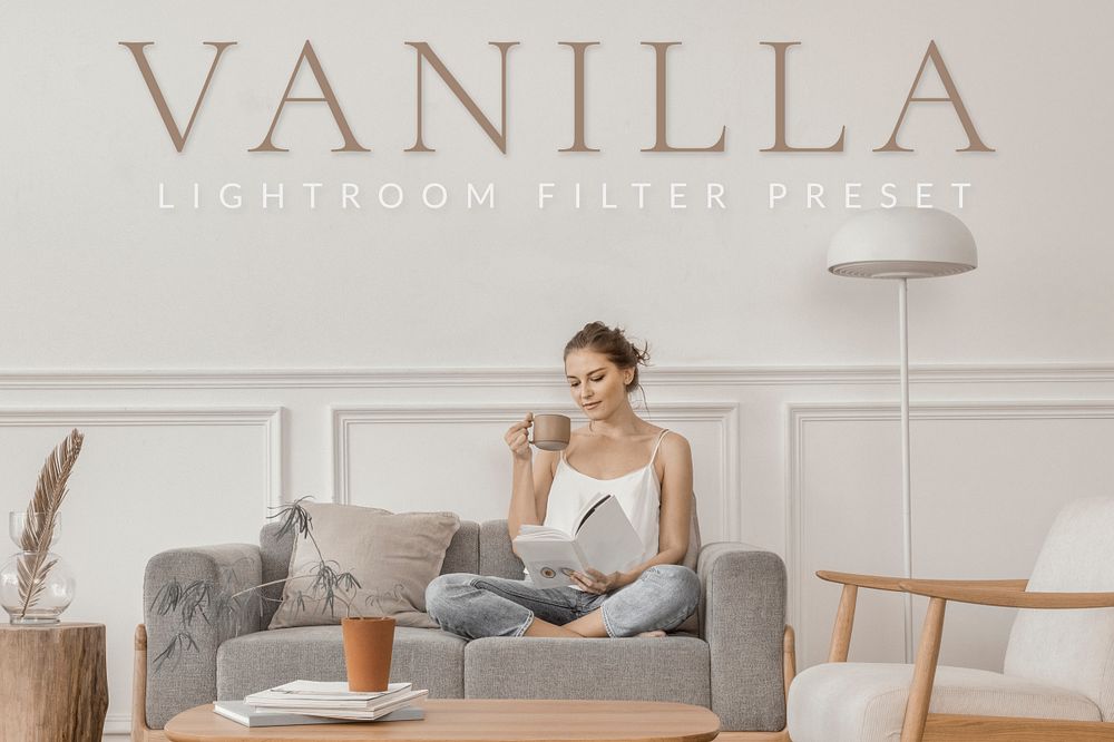 Vanilla instagram mobile preset filter, lifestyle blogger & influencer, warmth add on