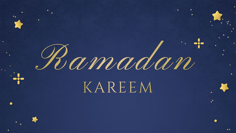 Ramadan Kareem banner template, Islamic traditional greeting psd