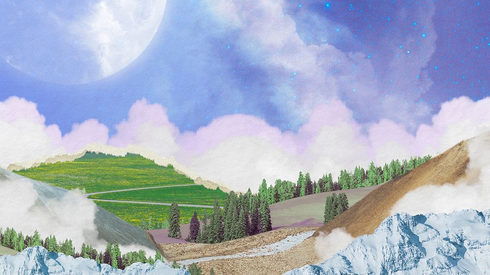 Surreal landscape HD wallpaper,  fantasy art background