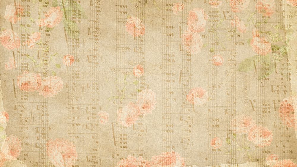 Vintage rose desktop wallpaper, 4K HD background