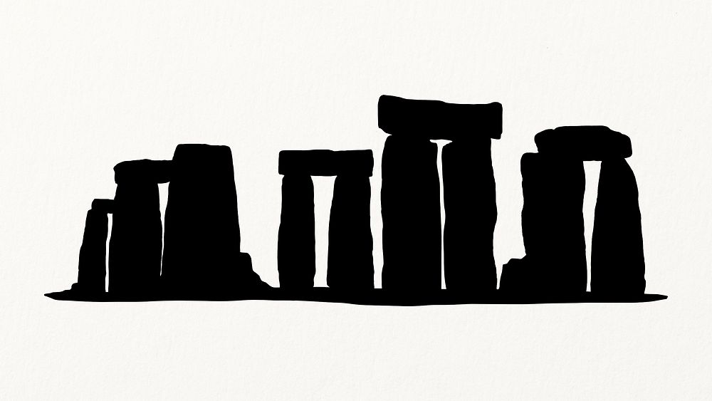 Stonehenge silhouette HD wallpaper, UK's famous tourist attraction background