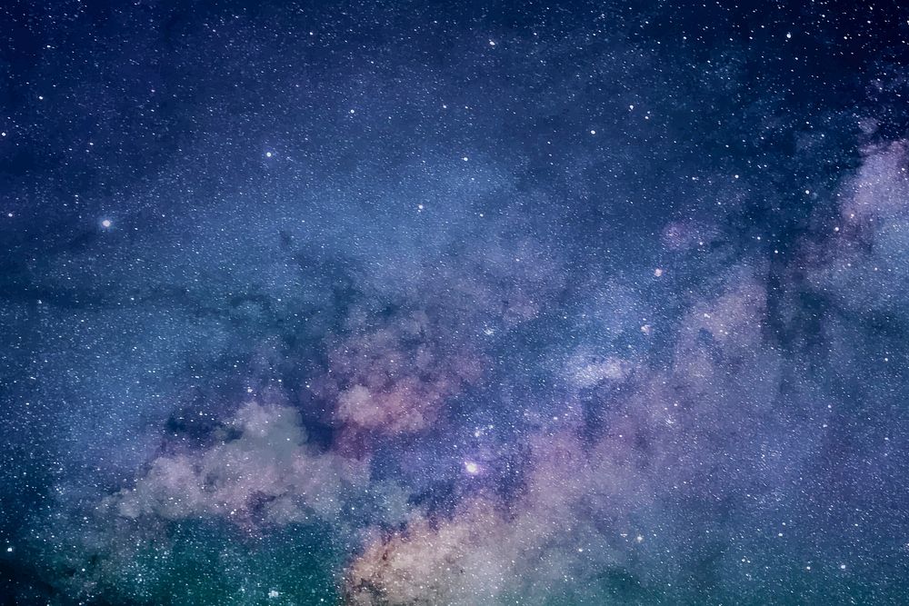 Aesthetic space background, milky way | Premium Vector - rawpixel