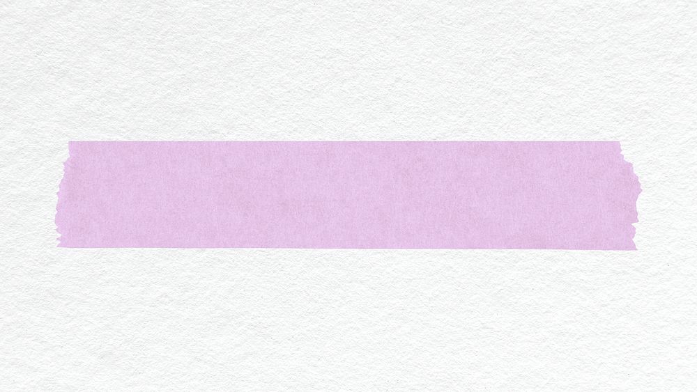 Purple washi tape sticker, ripped paper with texture psd