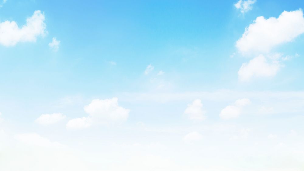 Cloudy blue sky desktop wallpaper