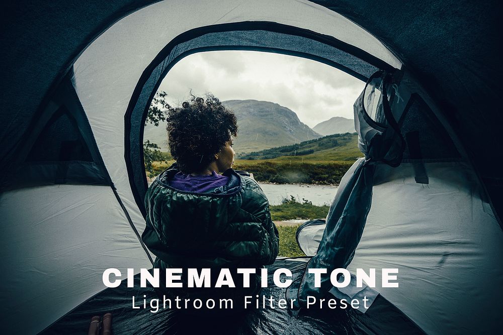 Cinematic tone Lightroom preset filter, blogger & influencer travel lifestyle add-on for desktop and mobile