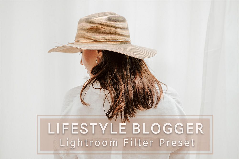 Lifestyle Lightroom preset filter, mobile and desktop warm tone blogger & influencer lifestyle mood add-on