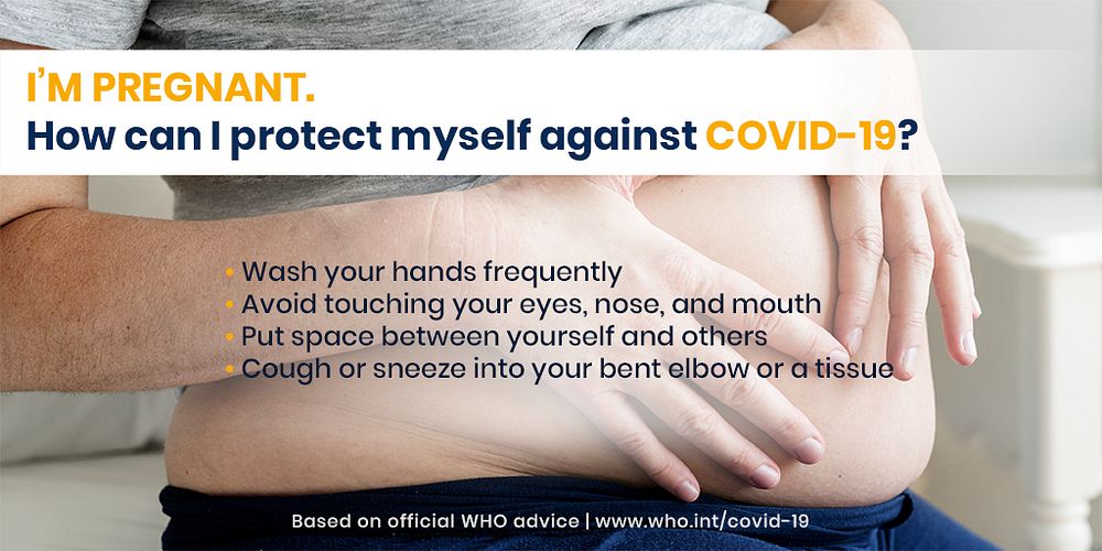 Guide for pregnant woman during COVID-19 social template