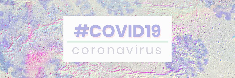 Purple infectious coronavirus outbreak social template