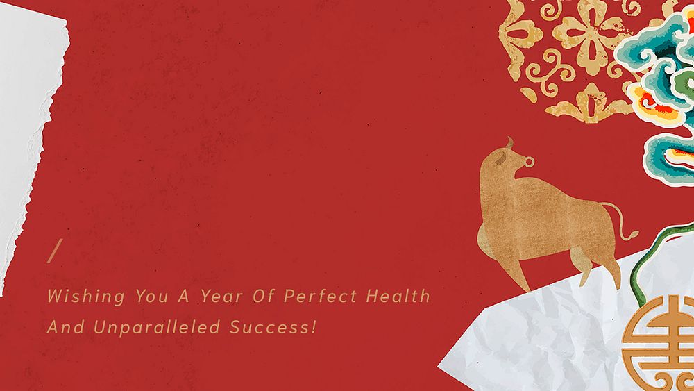 Chinese New Year psd editable red banner