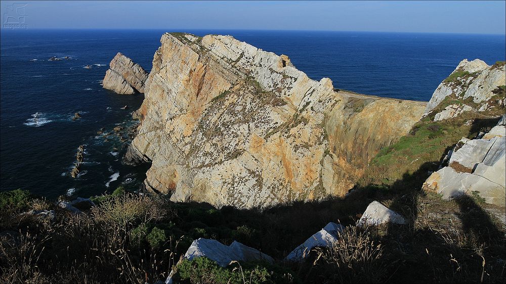 Northernmost point on the Iberian Peninsula - Asturias - Spain. Original public domain image from Wikimedia Commons