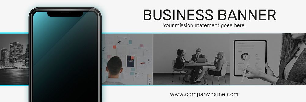 Company email header template psd for business