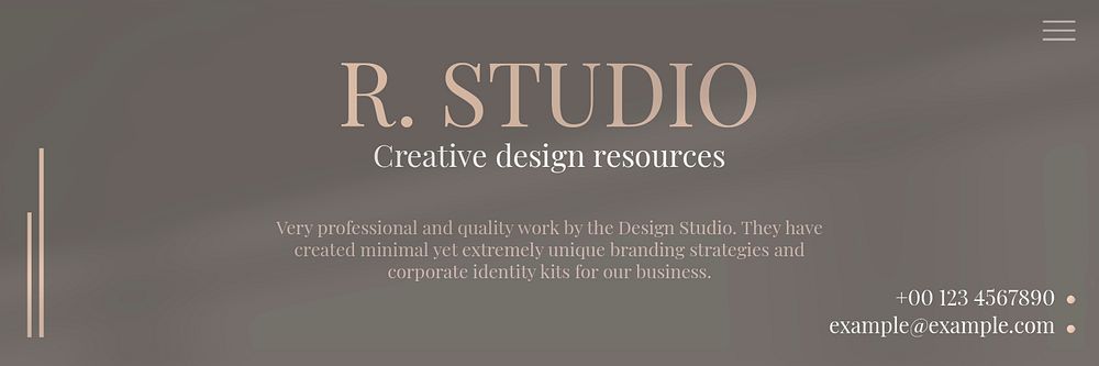Business banner editable psd template on aesthetic background