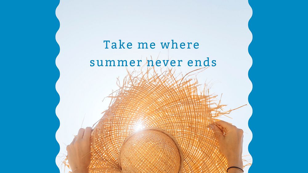 Editable summer banner template psd