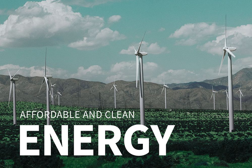 Alternative Energy template psd with wind power