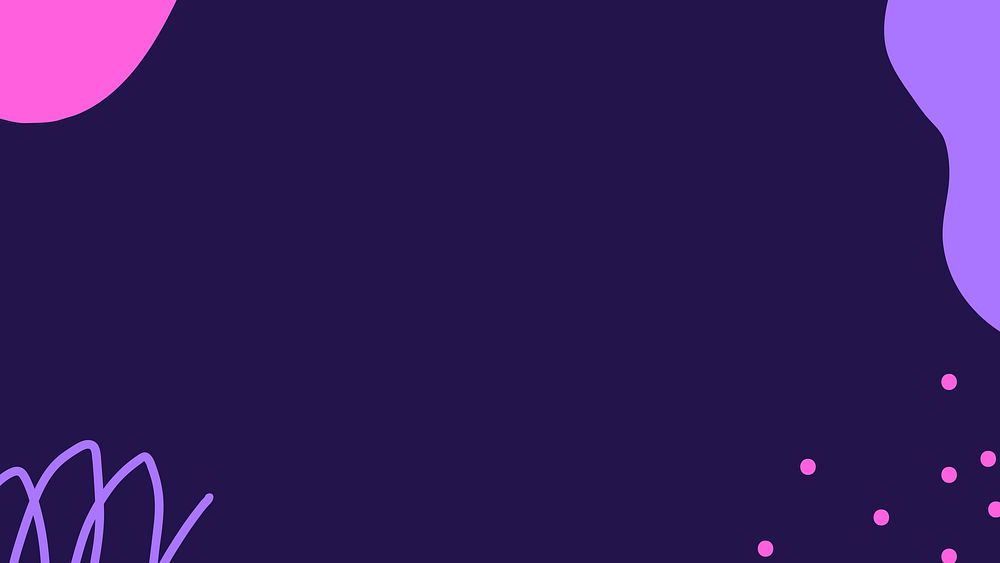 Cute purple computer wallpaper, memphis background