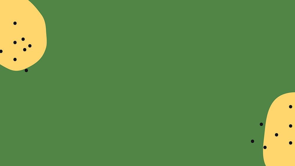 Green minimal HD wallpaper, abstract memphis border background