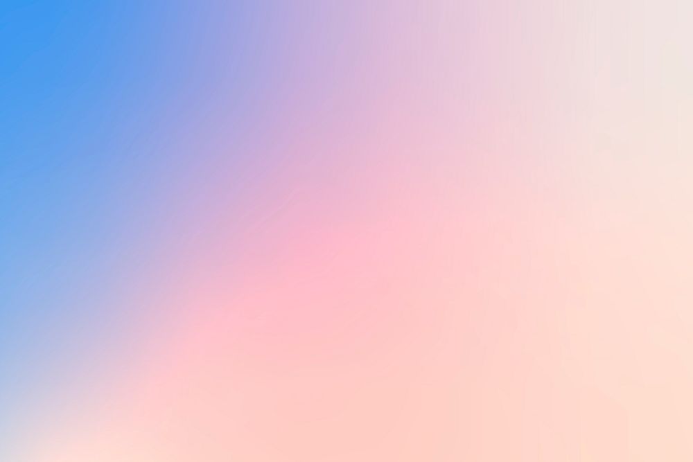 Pink gradient background, pastel iridescent design vector