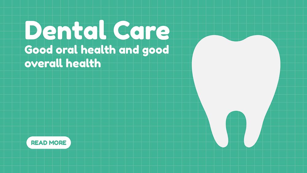 Dental care blog banner template, dentist design psd