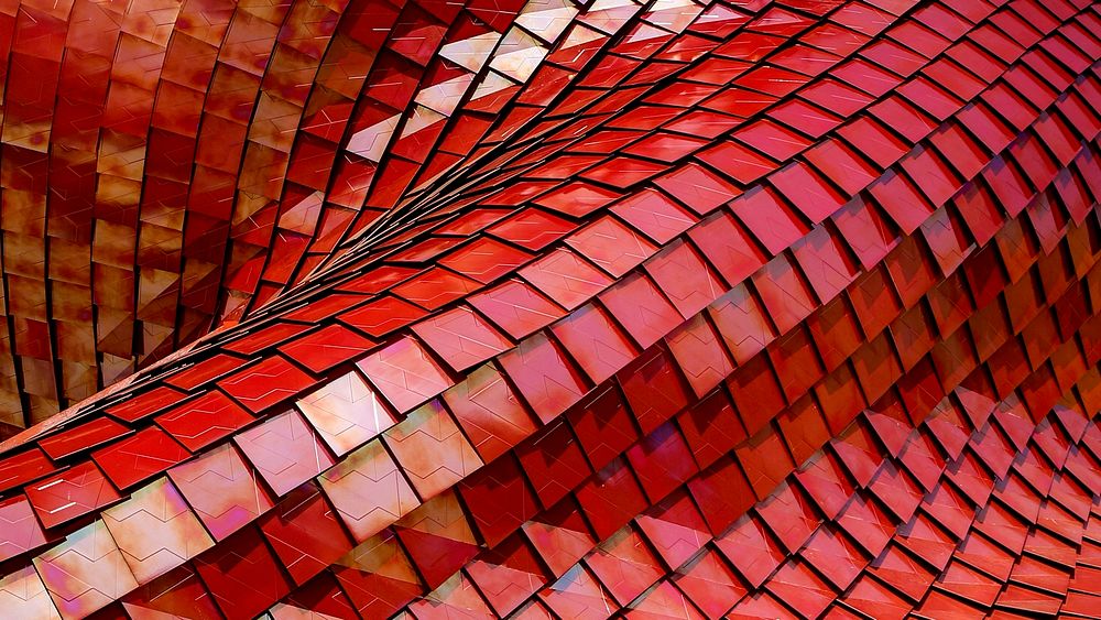 Abstract red roof desktop wallpaper, high definition background