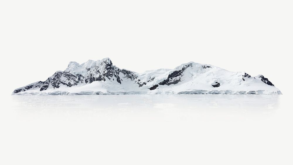 Snow mountain HD wallpaper, nature, environment background psd