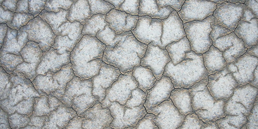 Cracked ground texture background for Facebook cover and social media banner