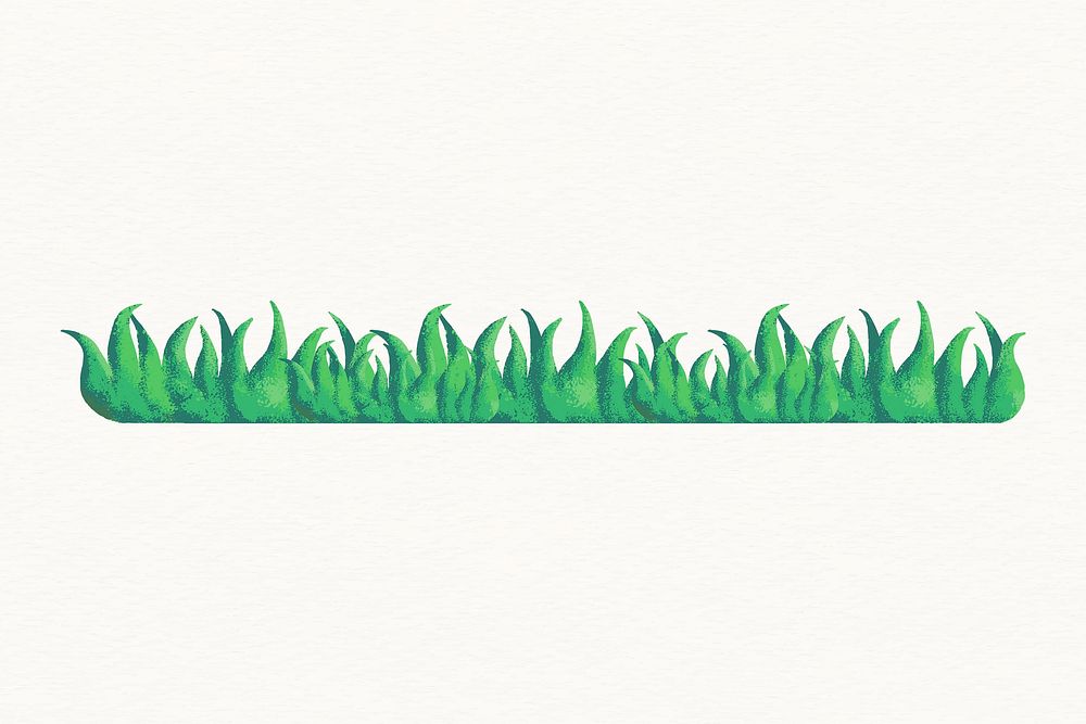 Nature illustration, minimal grass design