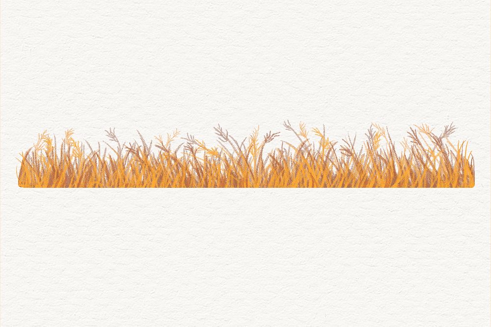 Wheat field clipart, aesthetic nature design psd